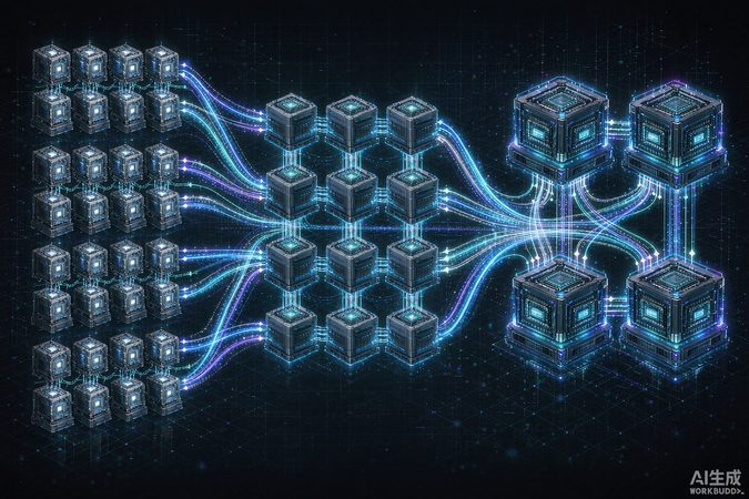 Multi-node GPU fabric with high-bandwidth interconnect.